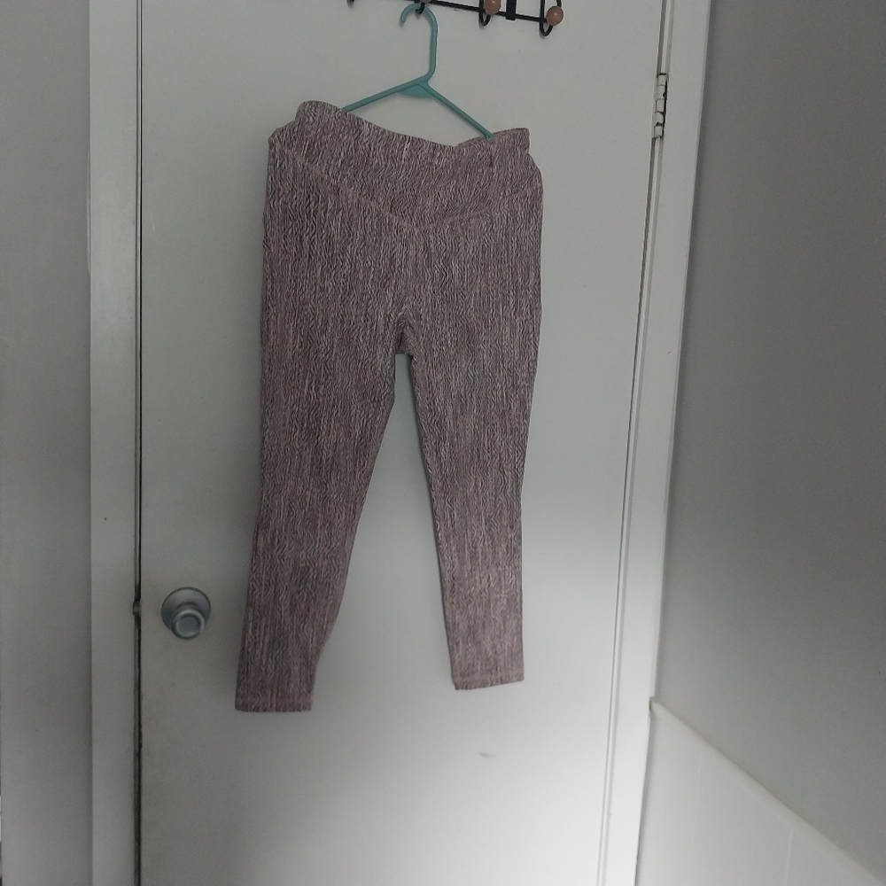 CALIA by Carrie Underwood Gray Leggings with Tapered Design